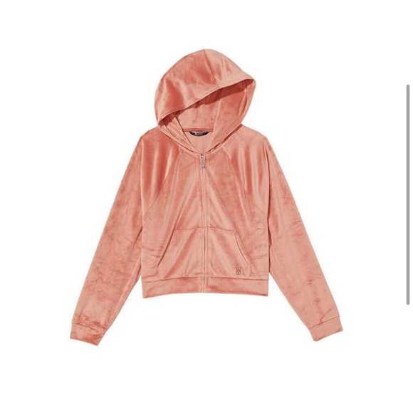 Victoria's Secret TRACKSUIT SET Full-zip
Hoodie + jogger pant CANYON ROSE VELOUR - Picture 2 of 7